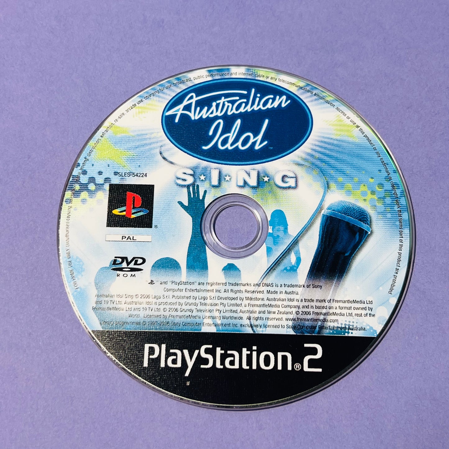 Australian Idol Sing - PS2 Game