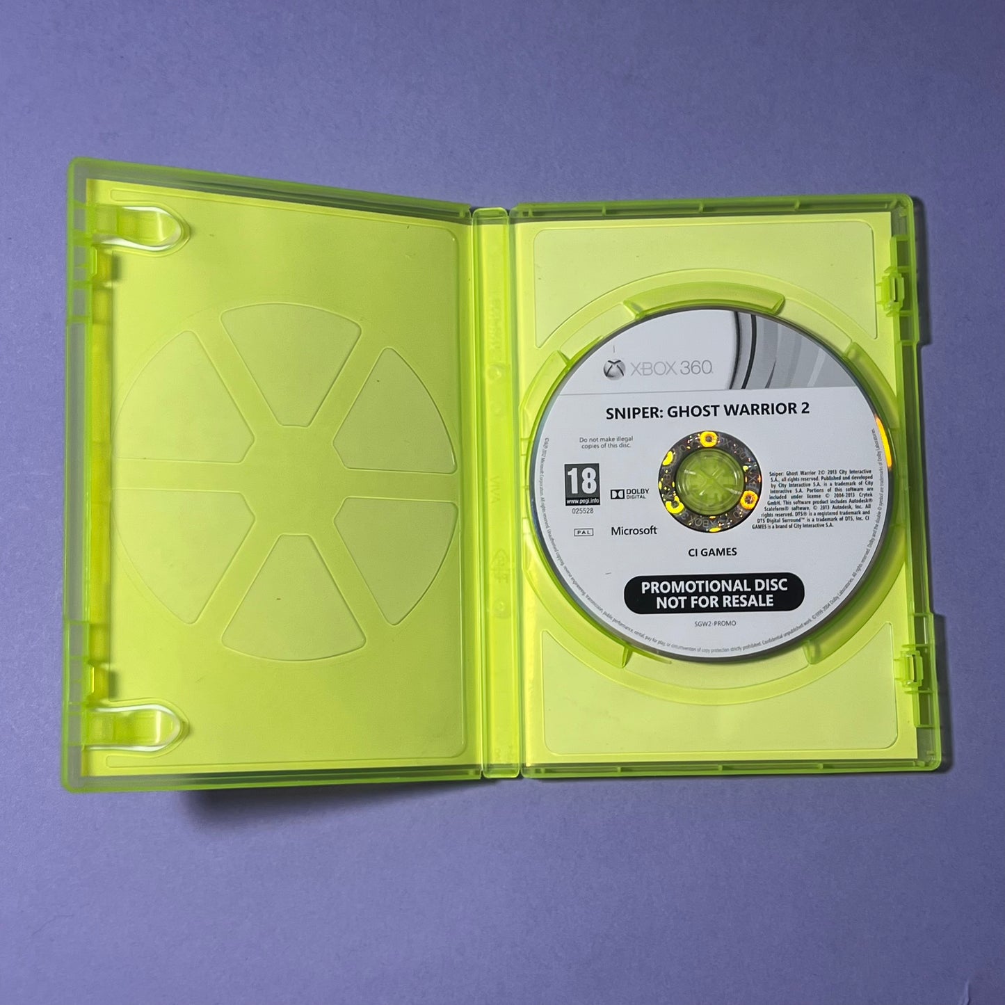 Sniper 2 Ghost Warrior Promotional - Xbox 360 Game