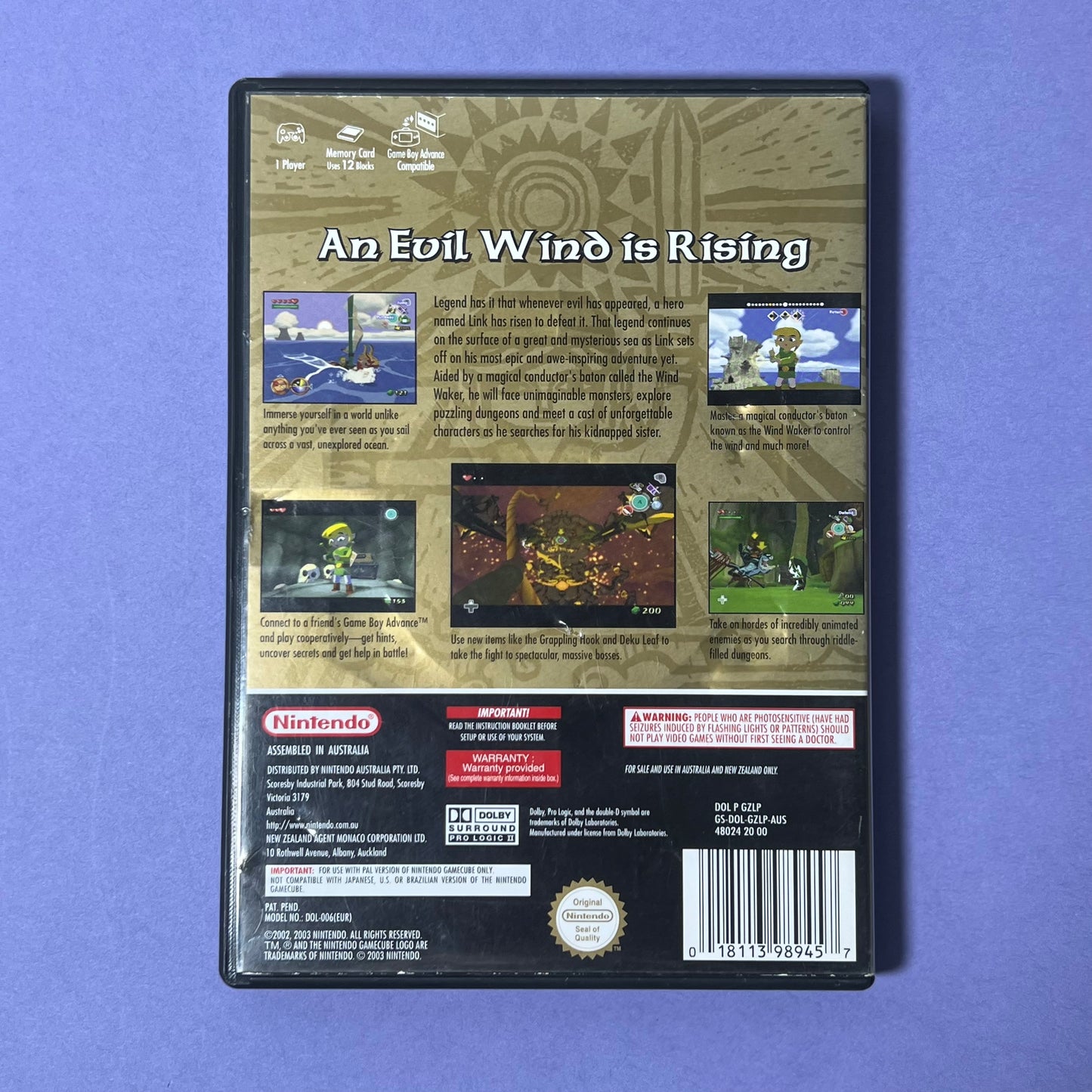 The Legend of Zelda The Wind Waker - GameCube Game