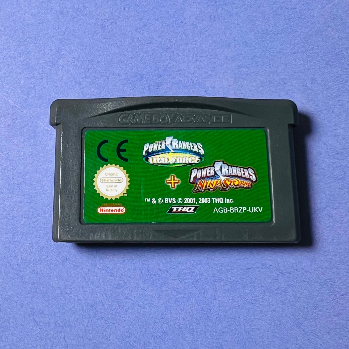 Power Rangers Time Force + Ninja Storm - GameBoy Advance Game