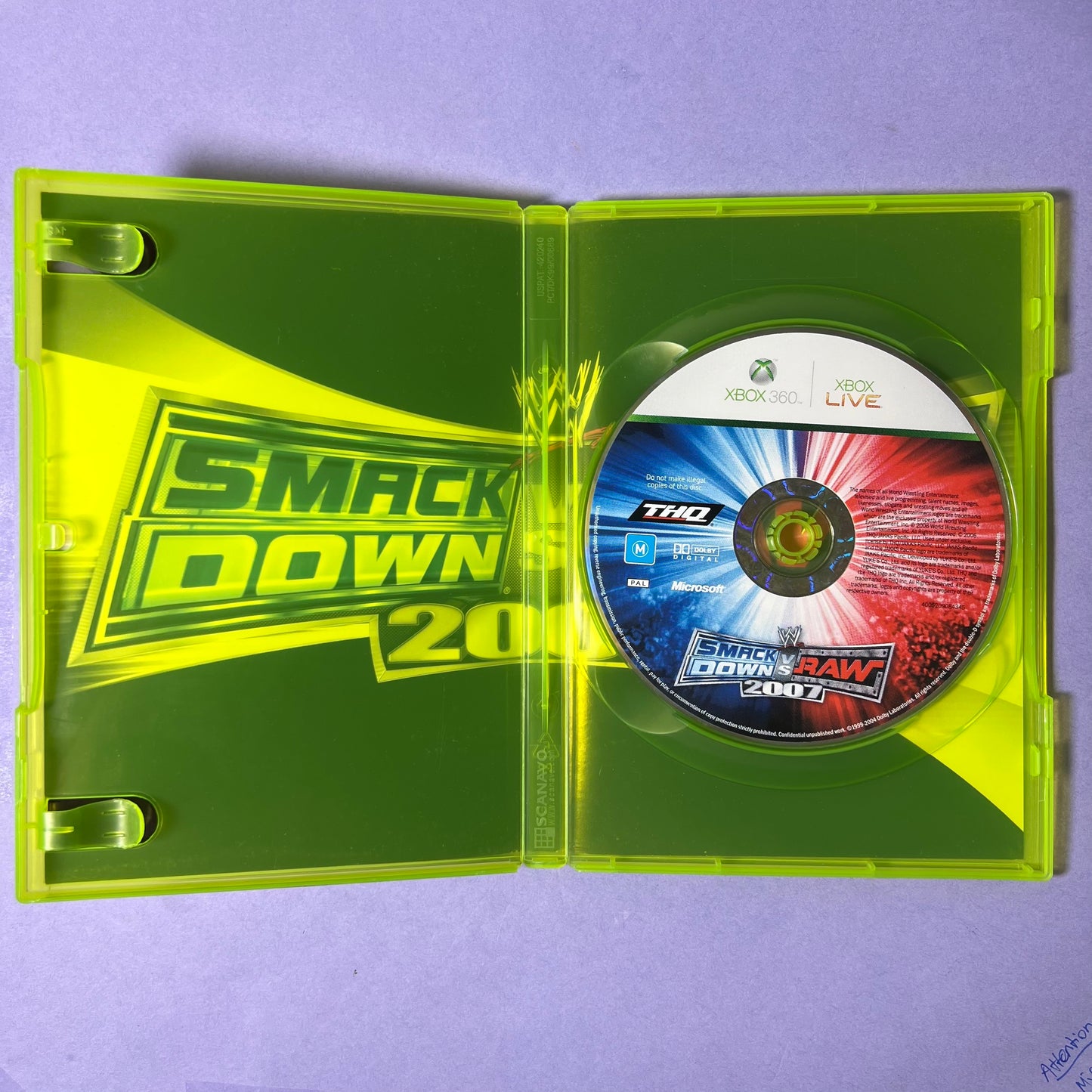 WWE Smackdown vs Raw 2007 - Xbox 360 Game