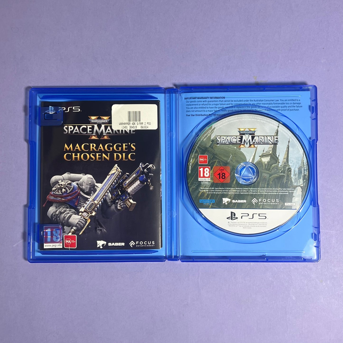 Warhammer 40,000 Space Marine 2 - PS5 Game