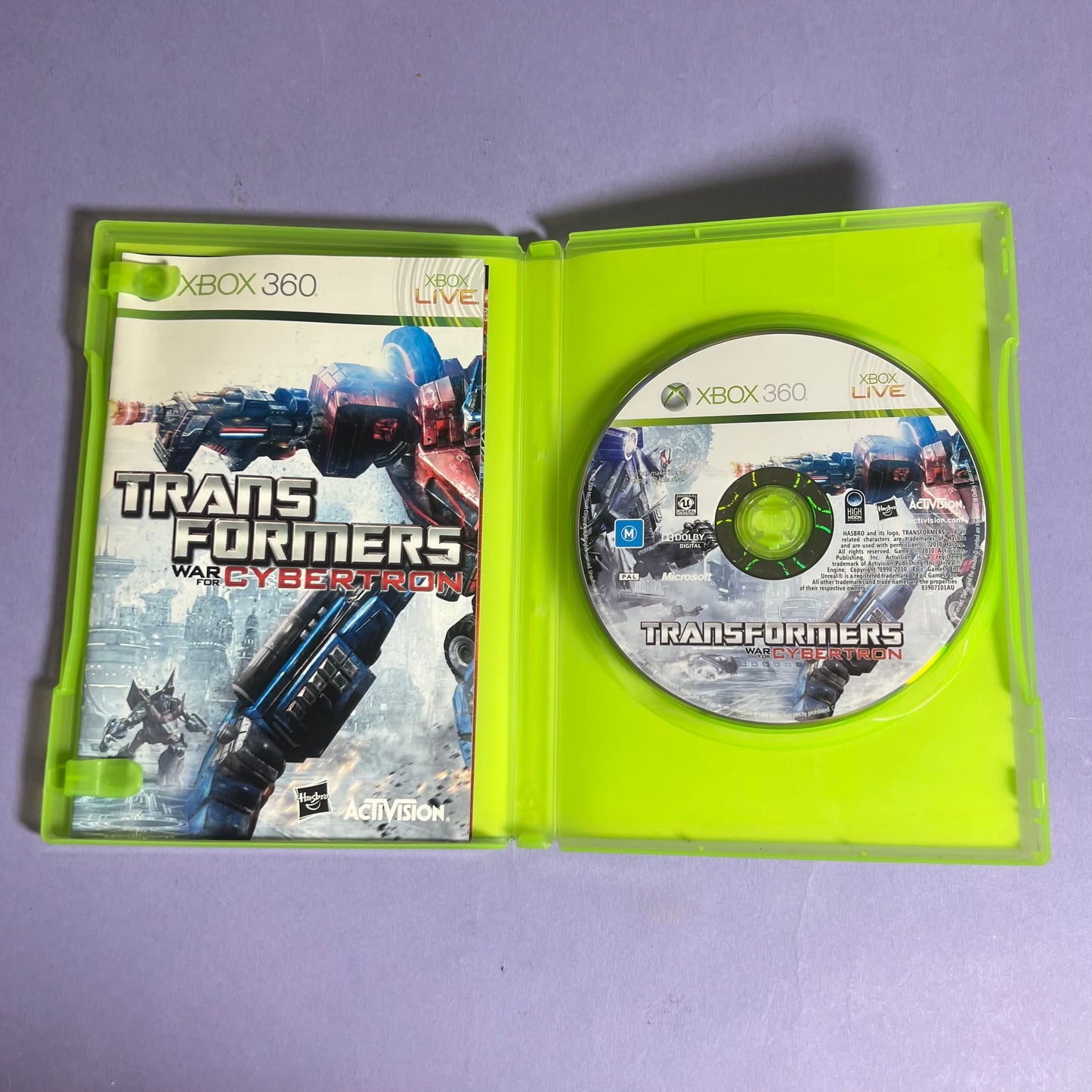 Transformers War for Cybertron - Xbox 360 Game