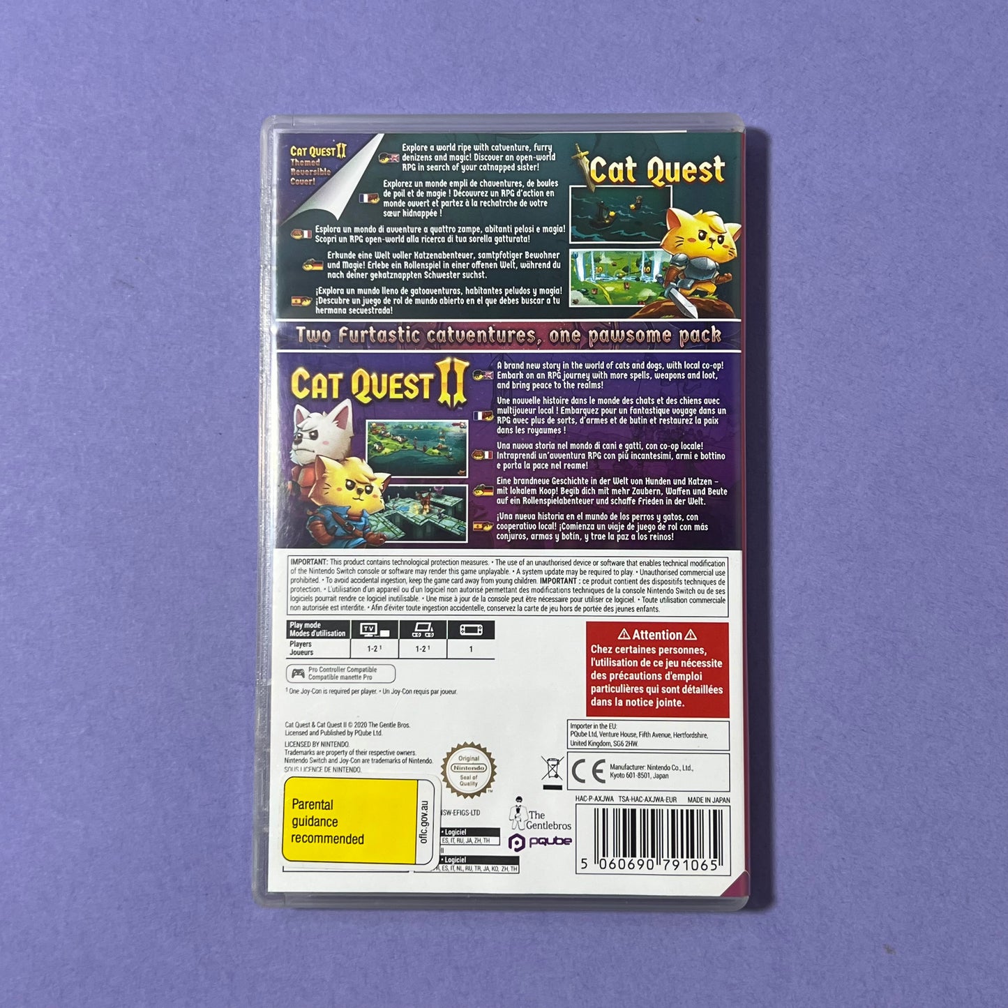 Cat Quest + Cat Quest 2 Pawsome Pack - Nintendo Switch Game