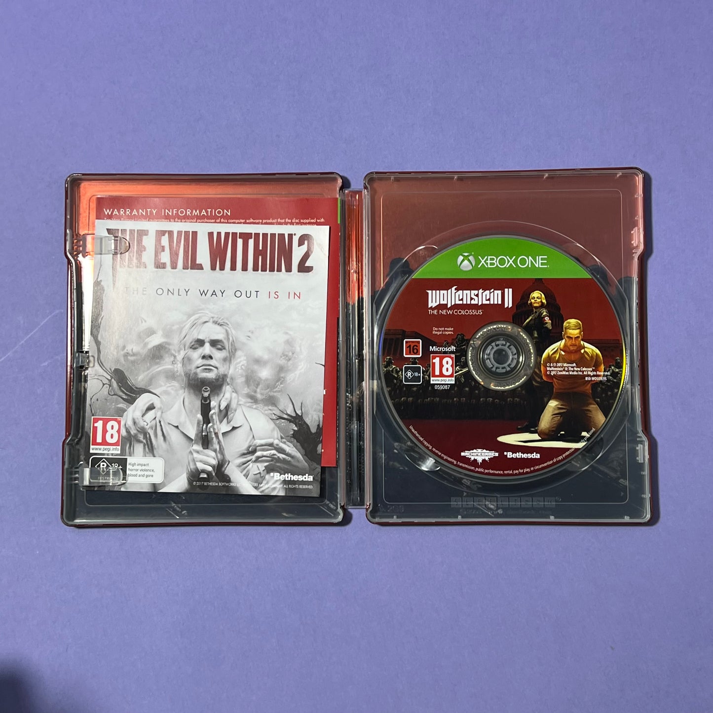 Wolfenstein 2 The New Colossus Steel Book - Xbox One Game
