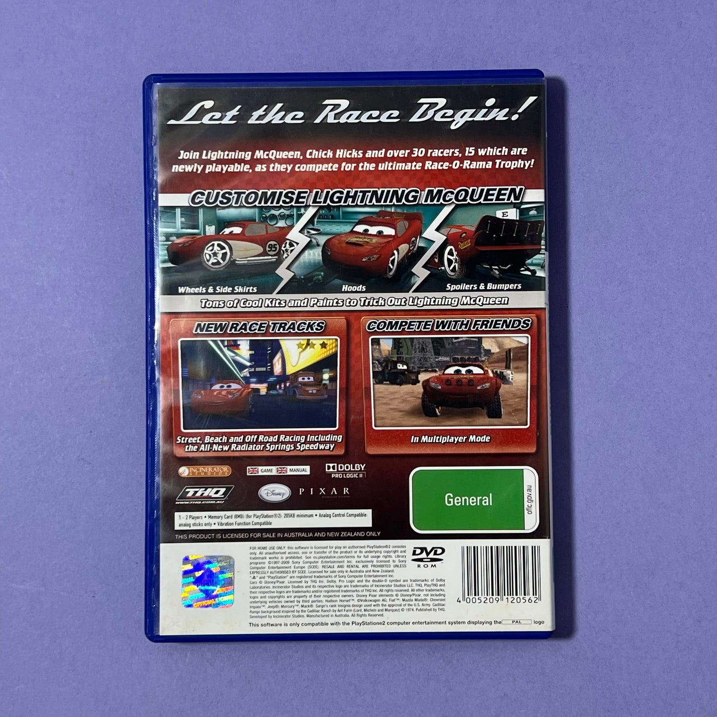 Cars Race O Rama - PS2 Game