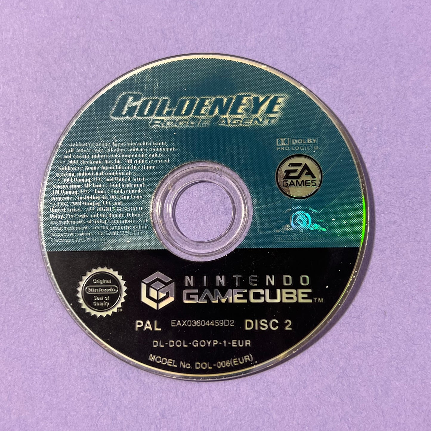 007 GoldenEye Rogue Agent Disk 2 - GameCube Game