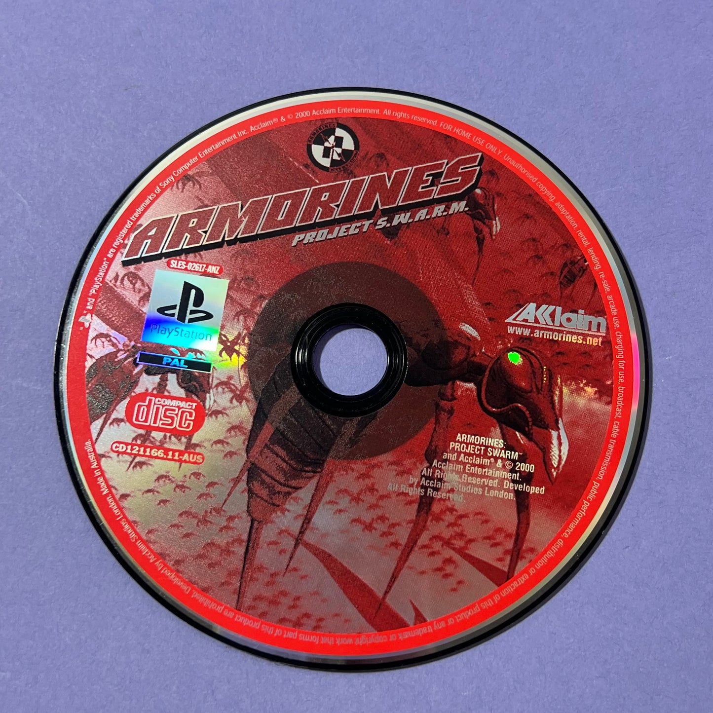 Armorines Project SWARM - PS1 Game