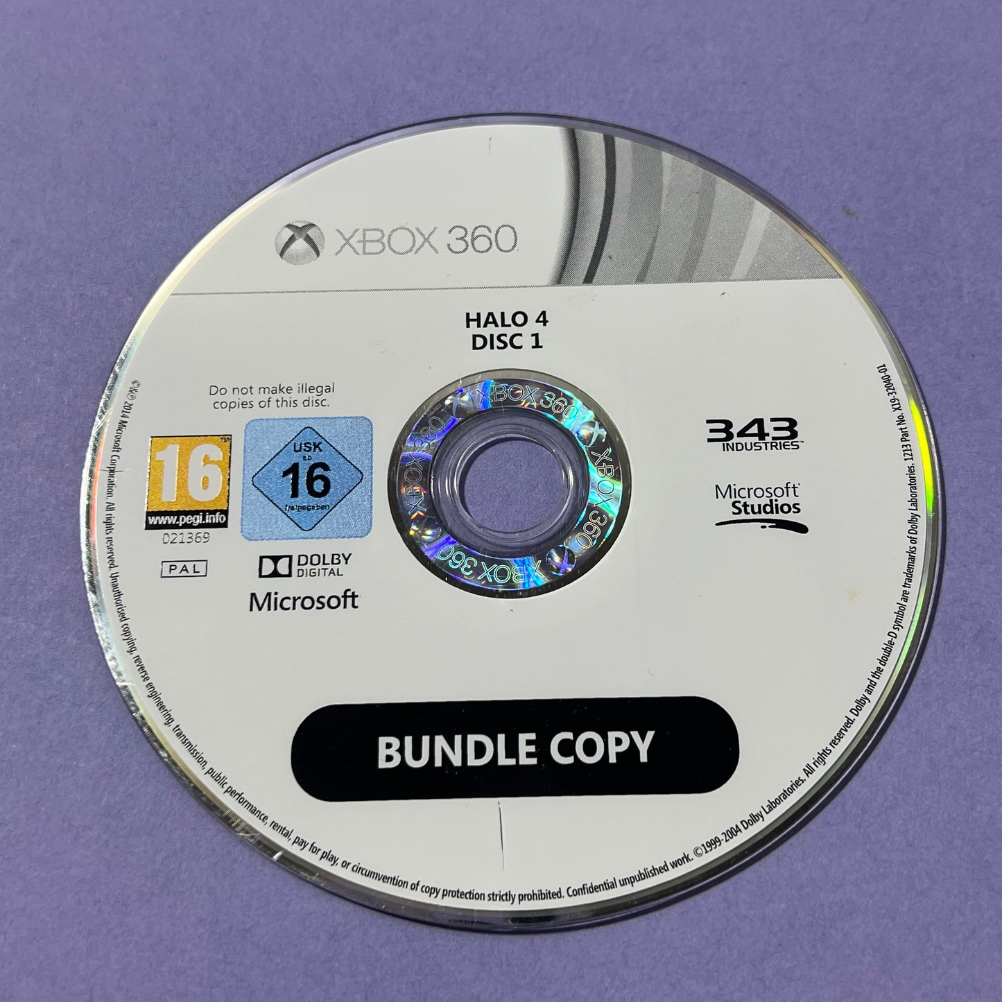 Halo 4 Disk 1 (Bundle Copy) - Xbox 360 Game