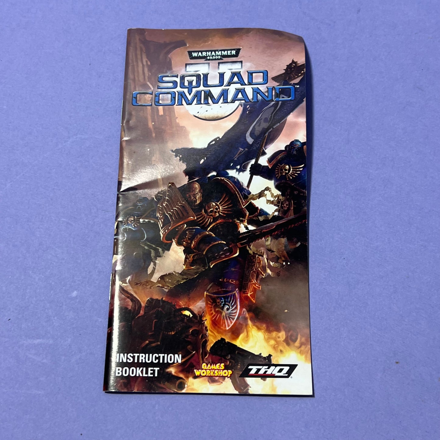 Warhammer 40,000 Squad Command Manual - PSP Manual