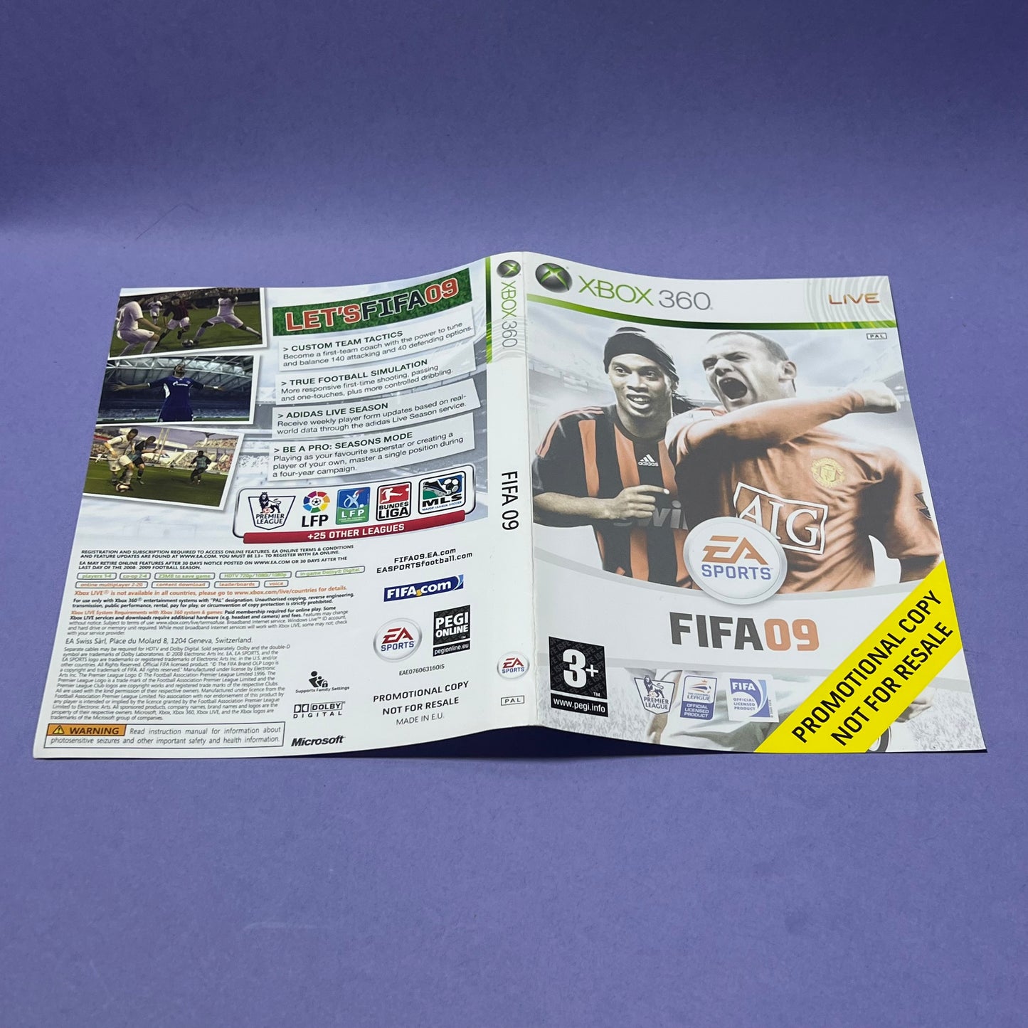 FIFA 09 Promo Cover - Xbox 360 Cover