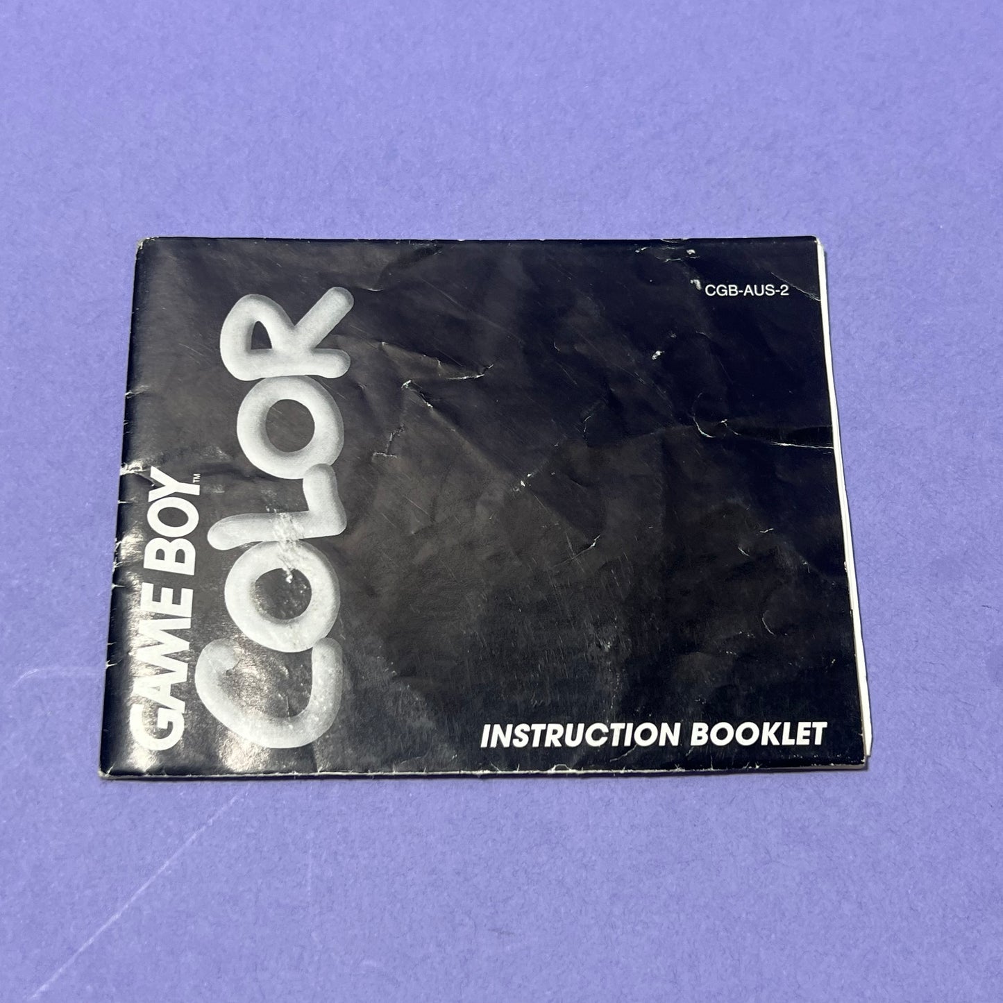 GameBoy Color Instruction Booklet - Console Manual