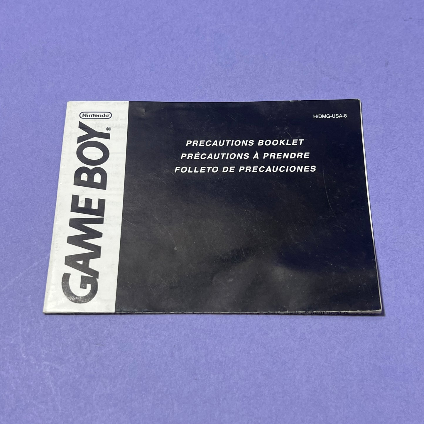 GameBoy - Precaution Booklet