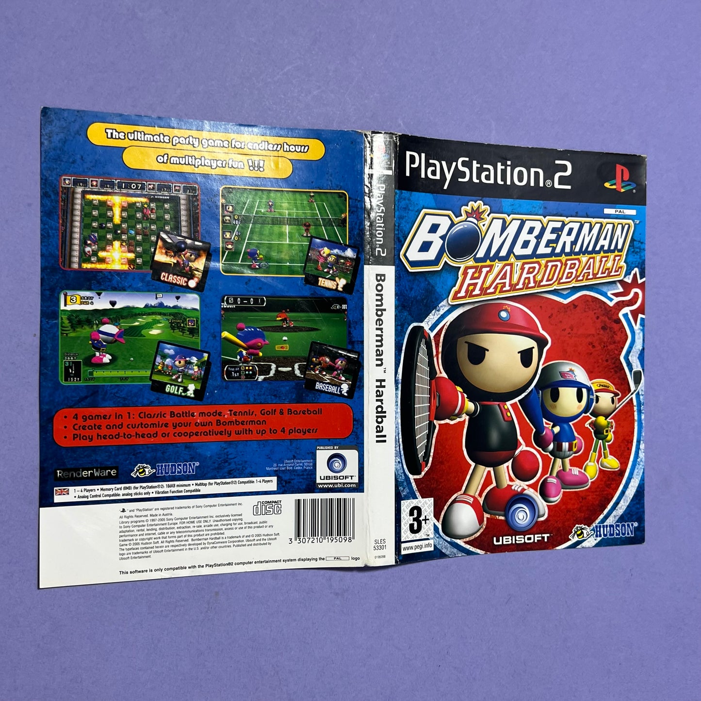 Bomberman Hardball Cover - PS2 Cover