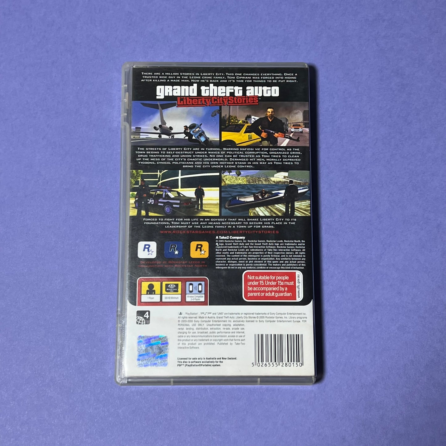 Grand Theft Auto Liberty City Stories - PSP Game