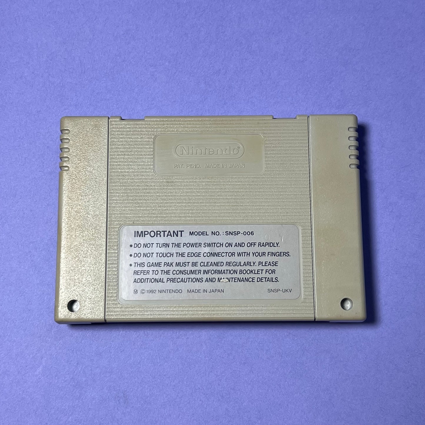 Nintendo Scope - SNES Game
