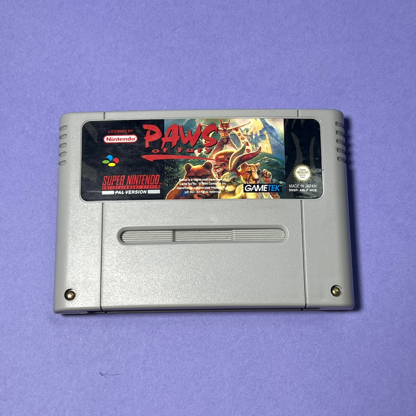 Paws of Fury - SNES Game