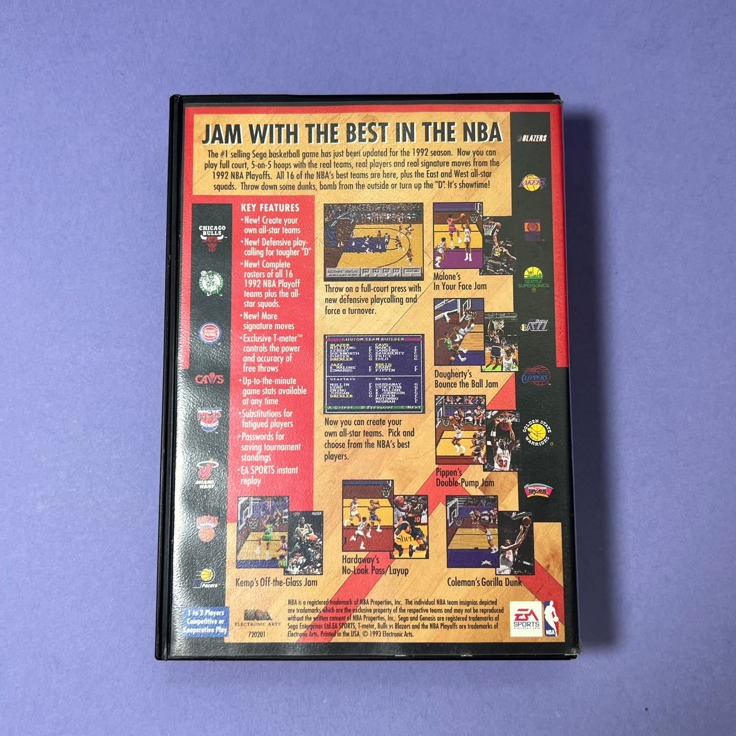 Bulls Versus Blazers - Sega Mega Drive Game
