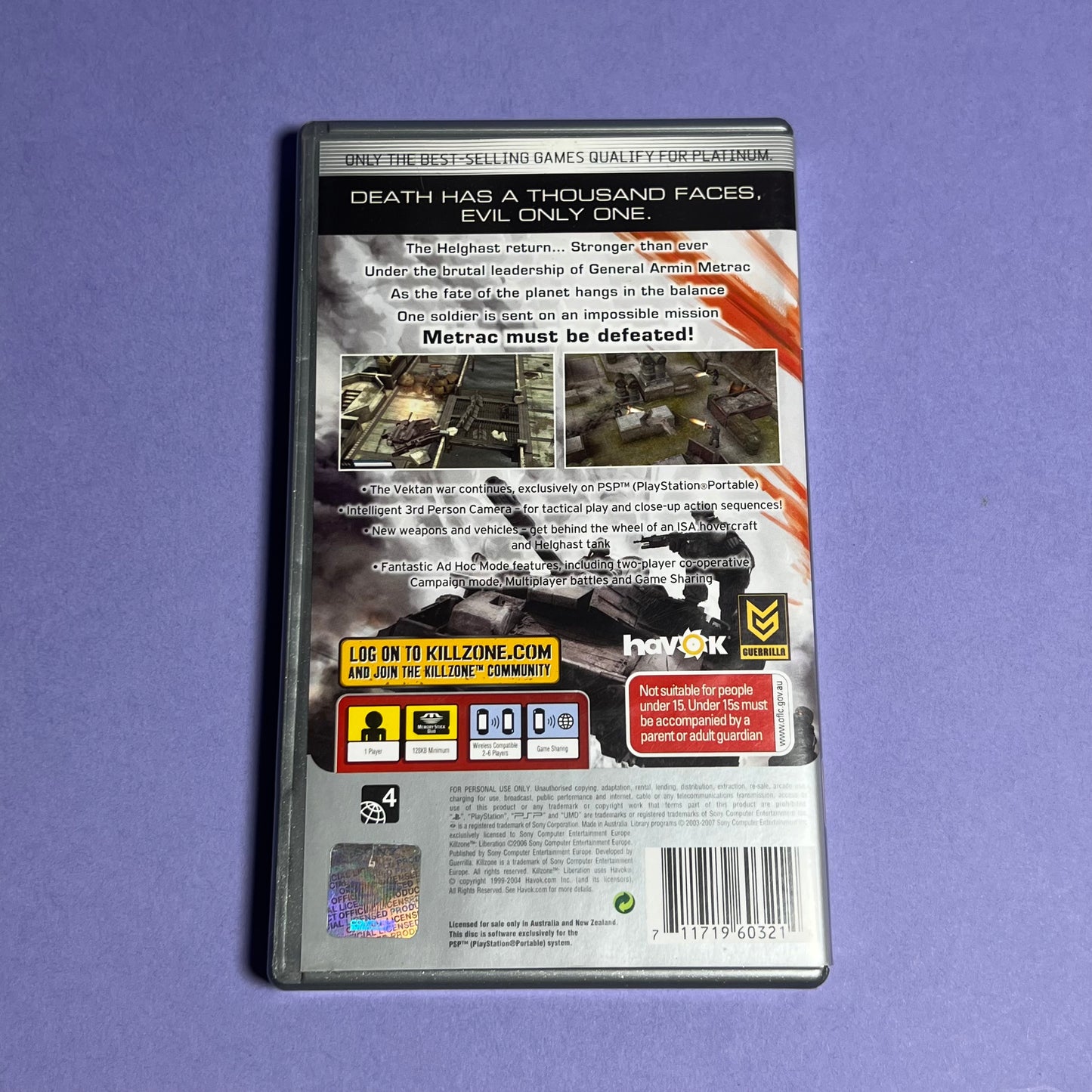 Killzone Liberation - PSP Game