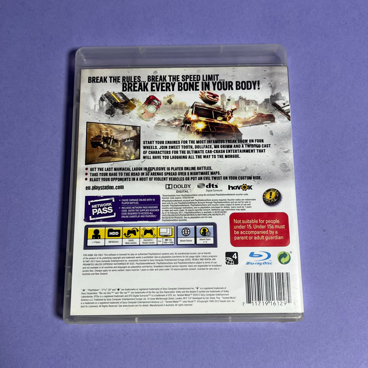 Twisted Metal - PS3 Game