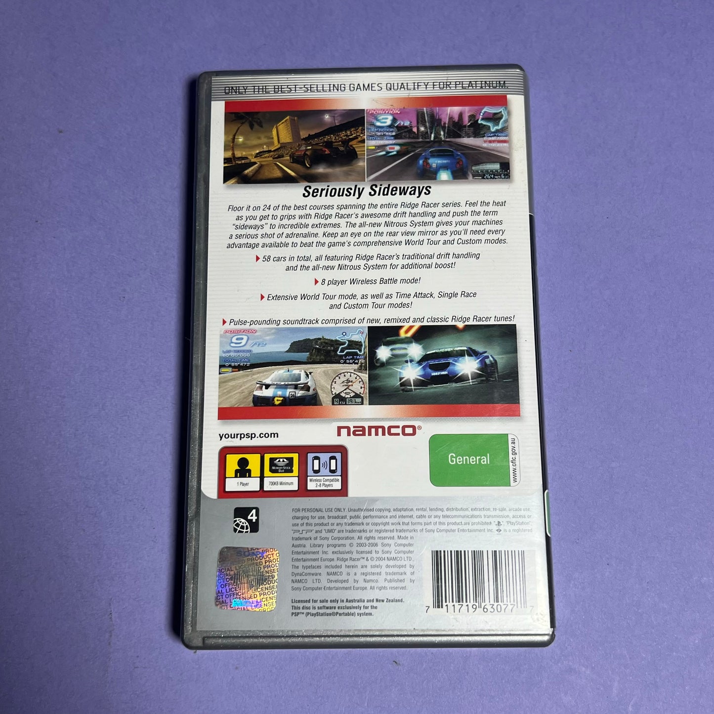 Ridge Racer (Platinum) - PSP Game