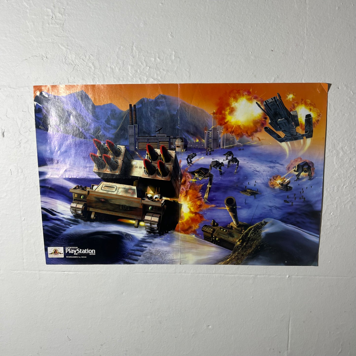 Vigilante & War Games Vintage PlayStation Poster - Poster