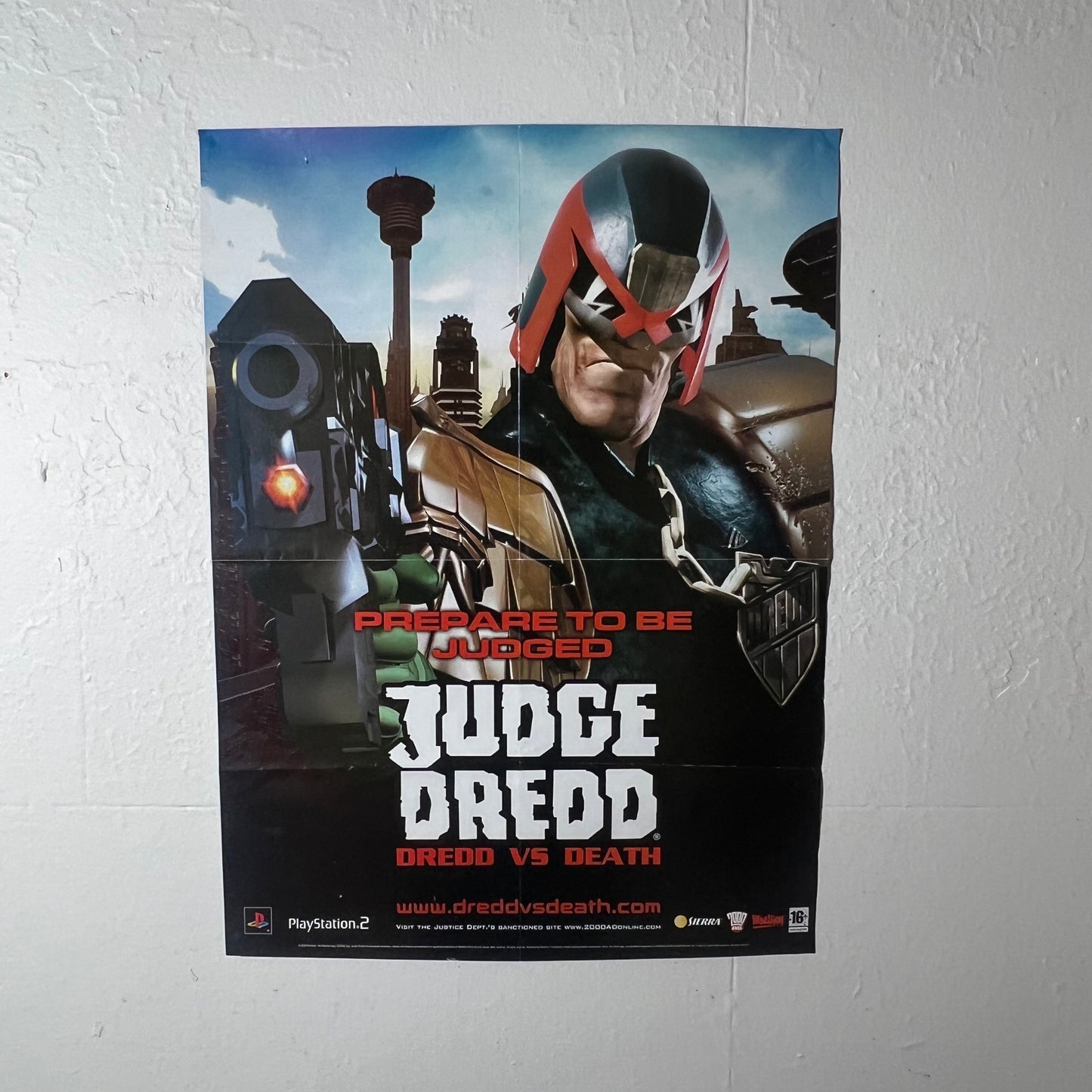 Judge Dredd & Mace Griffen Vintage Poster - PS2 Poster