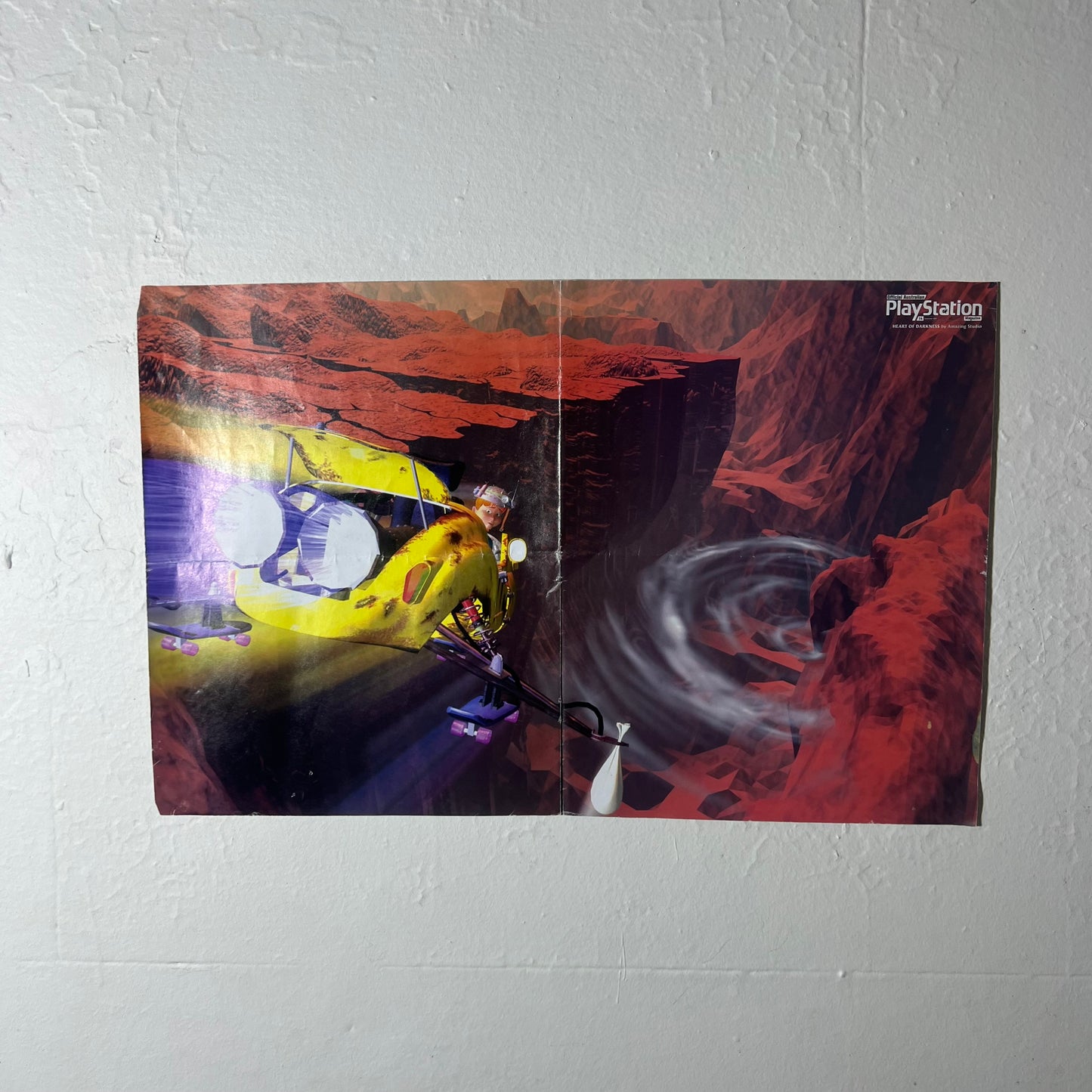 Tekken 3 & Heart of Darkness PS1 Vintage Poster - Poster