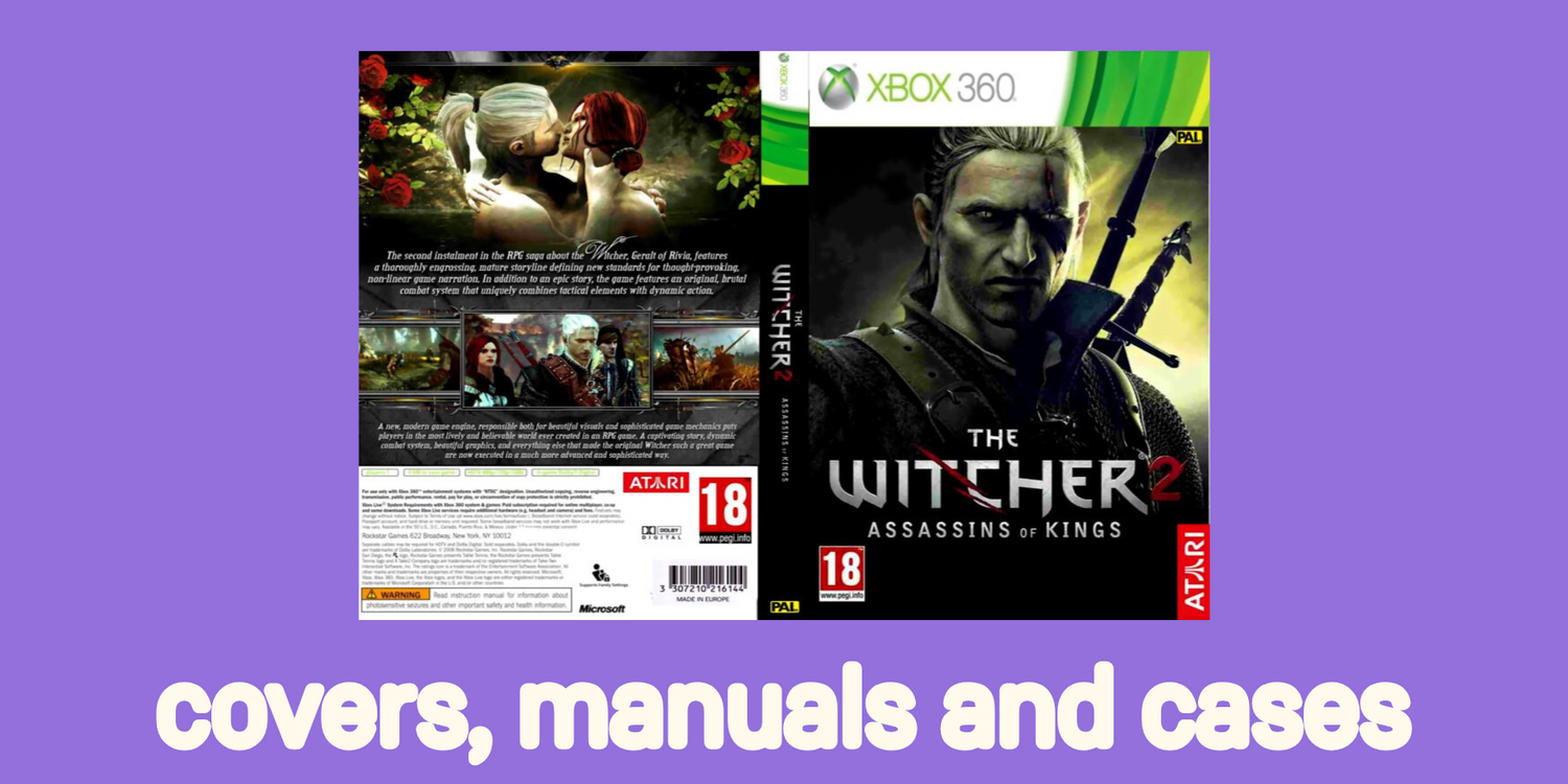 Xbox 360 Covers, Manuals & Cases