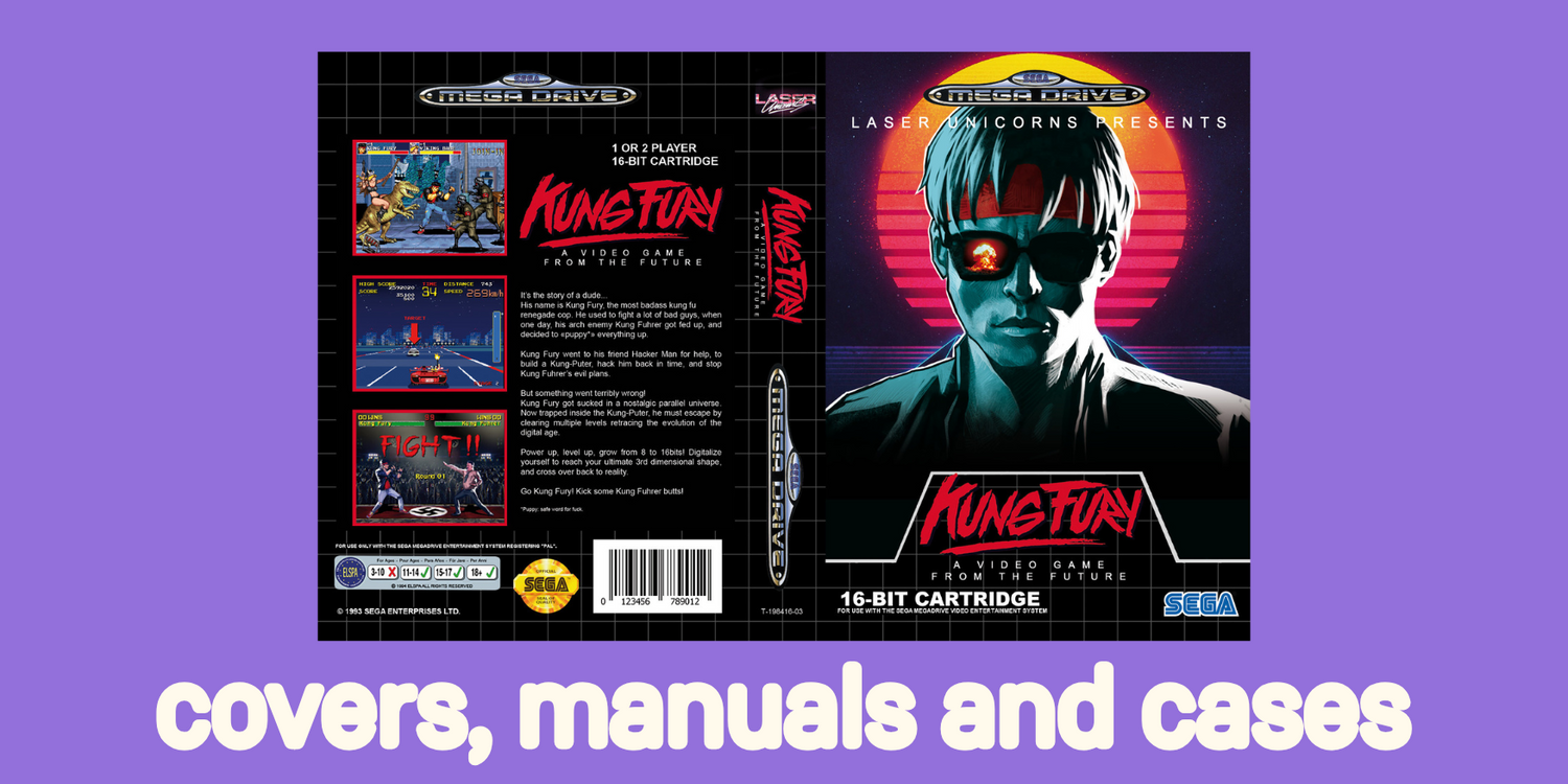 Sega Covers, Manuals & Cases