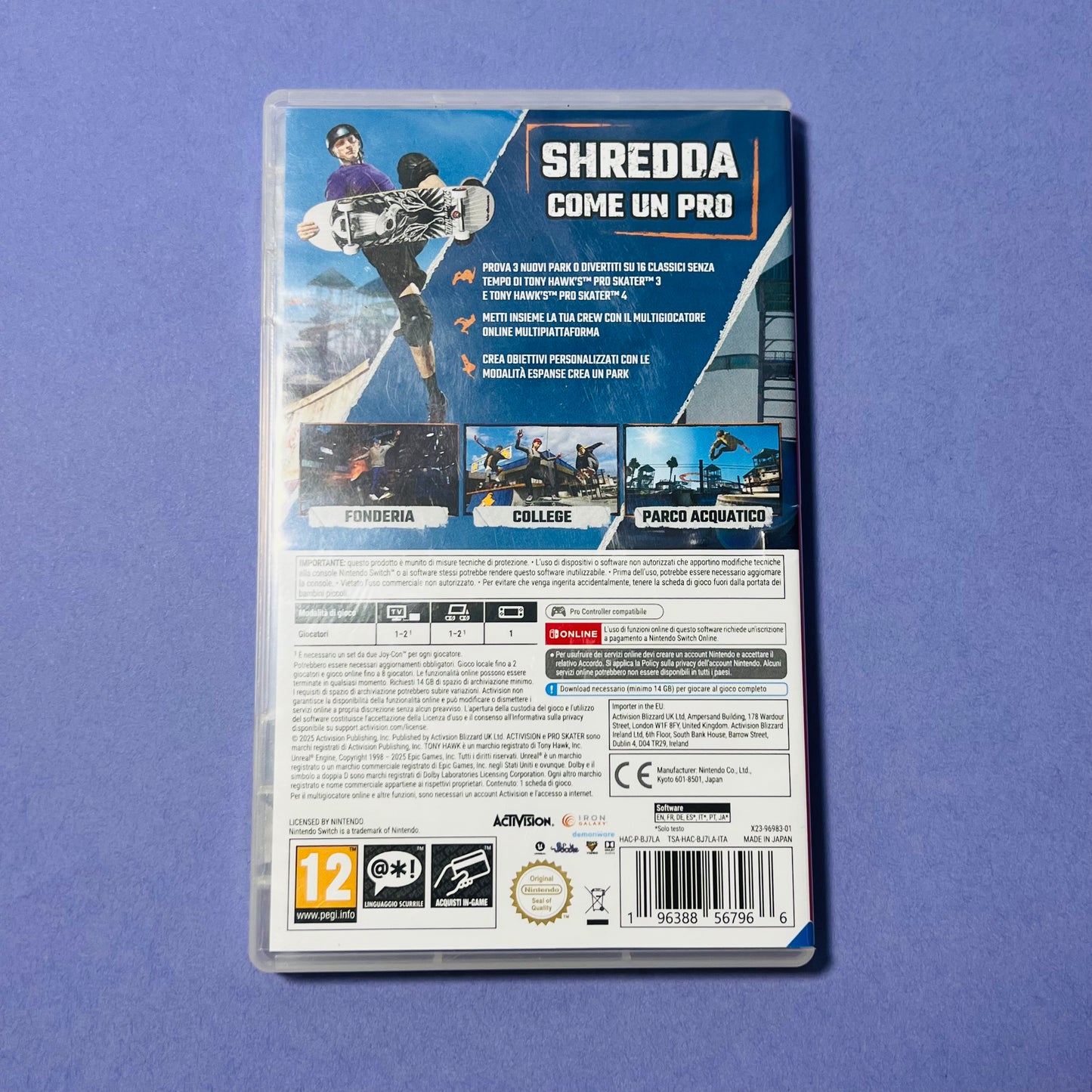 Tony Hawk's Pro Skater 3+4 - Switch Game