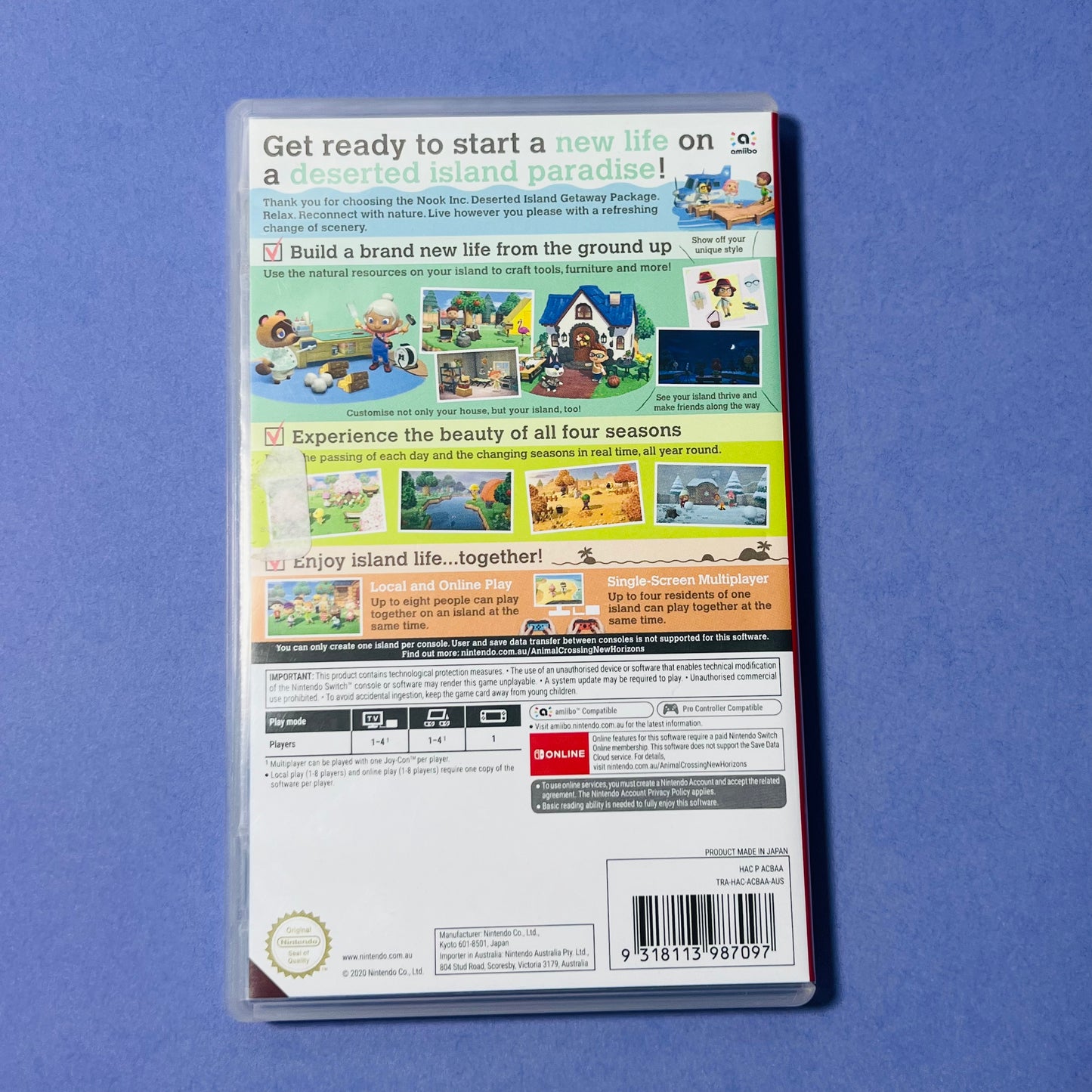Animal Crossings New Horizons - Switch Game