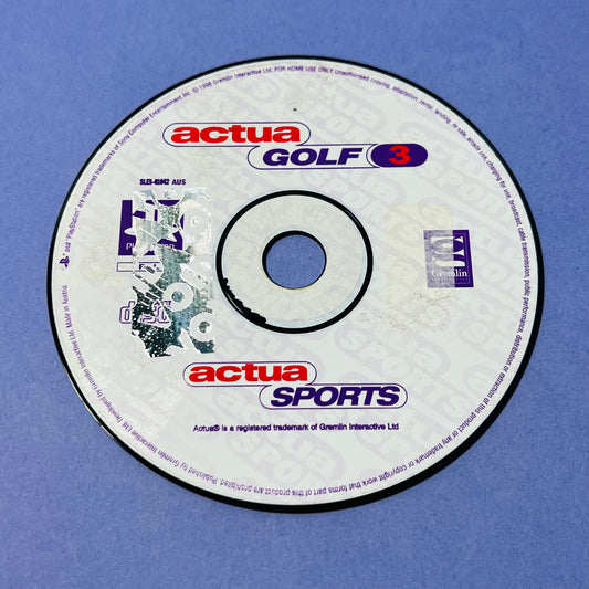 Actua Golf - PS1 Game