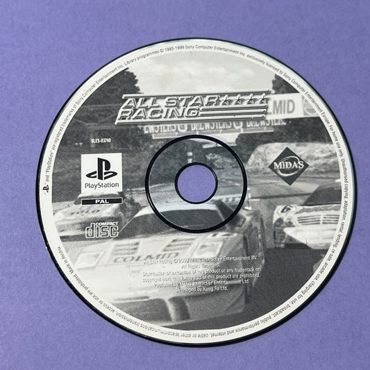 All Star Racing - PS1 Game