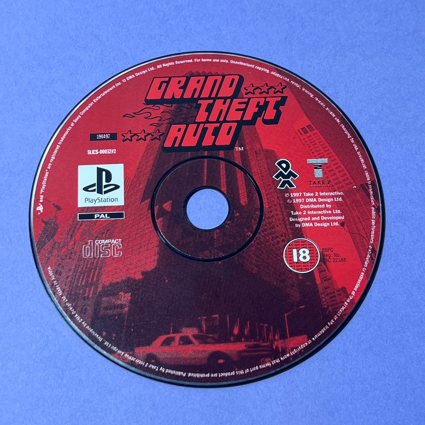Grand Theft Auto - PS1 Game