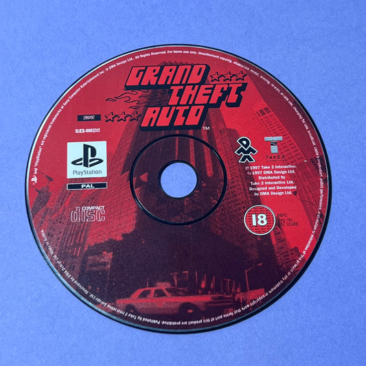 Grand Theft Auto - PS1 Game