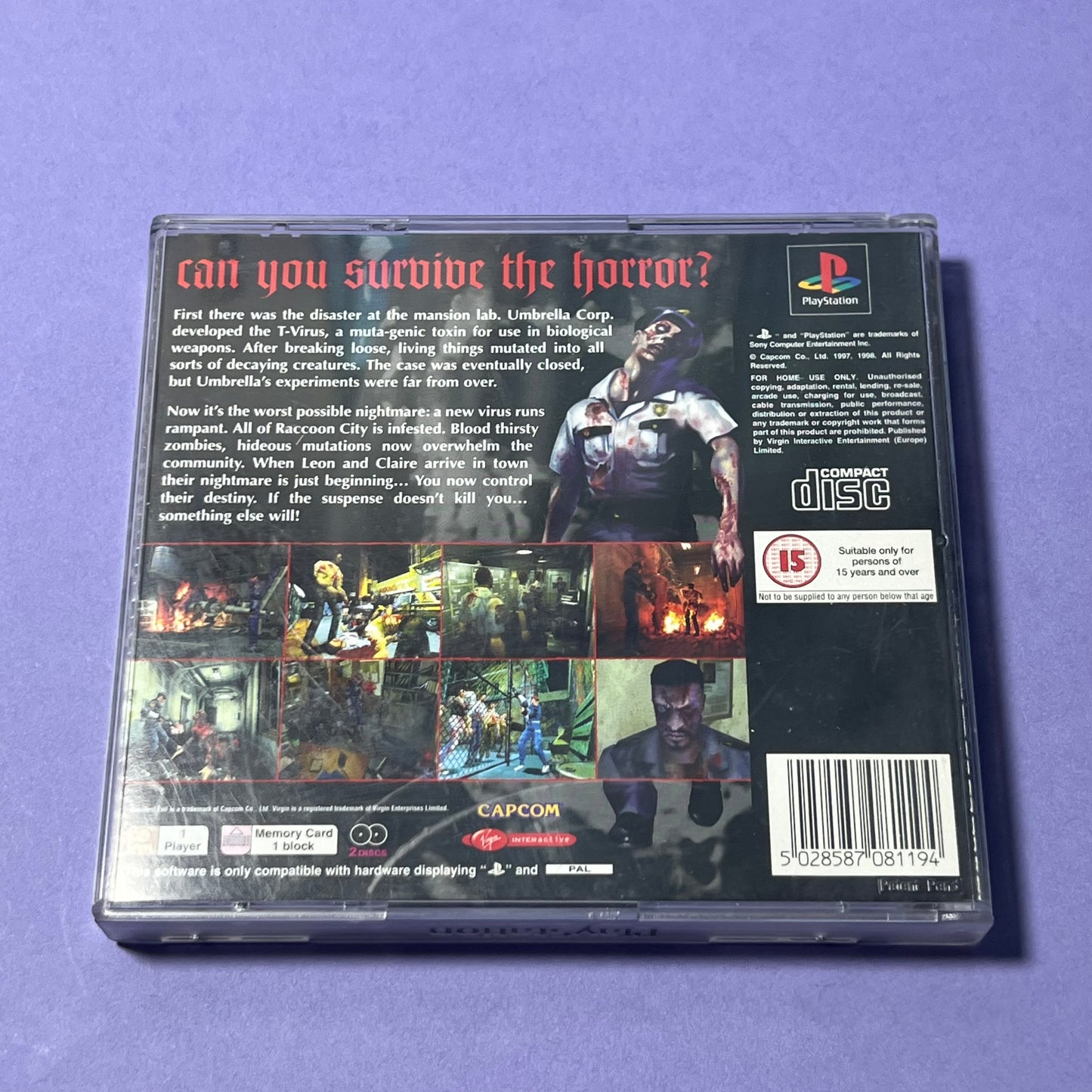 Resident Evil 2 - PS1 Game
