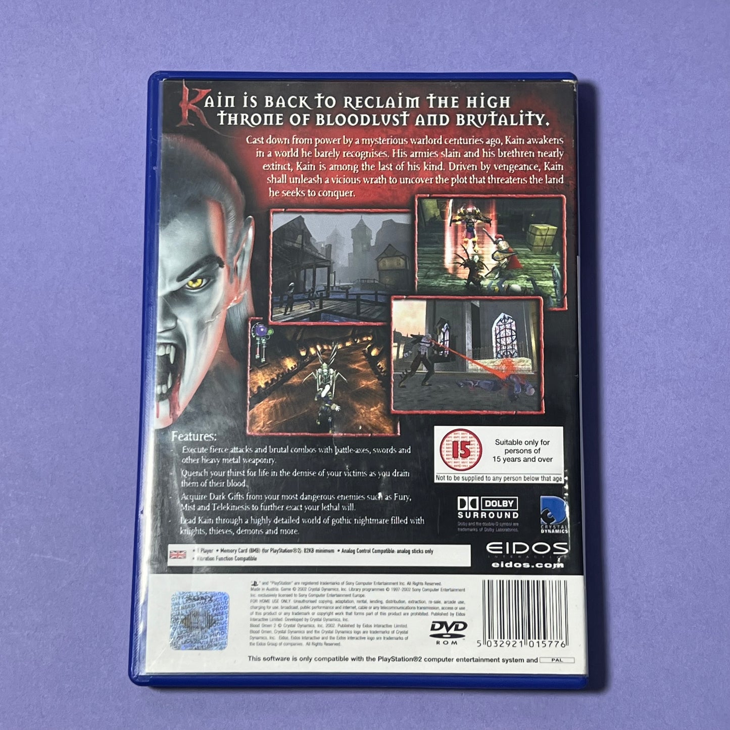 Legacy of Kain Blood Omen 2 - PS2 Game