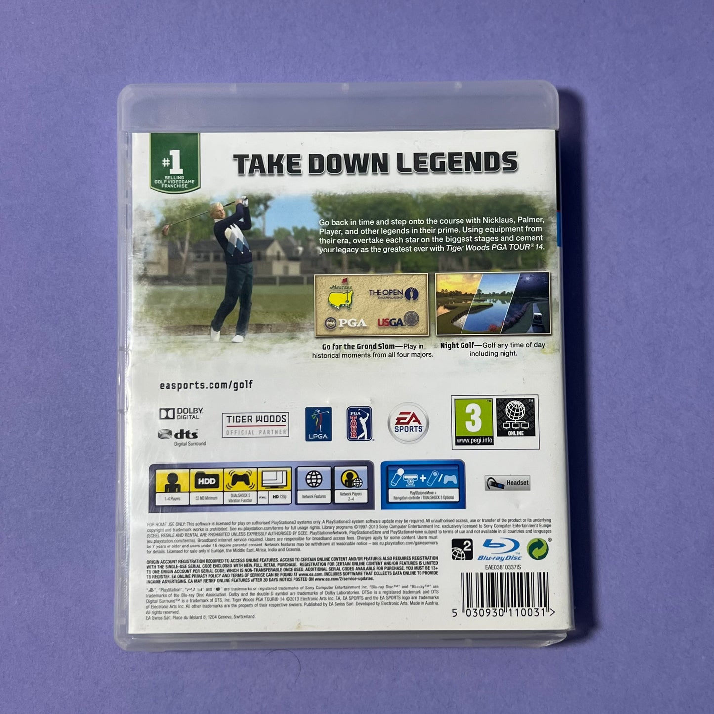 Tiger Woods PGA Tour 14 - PS3 Game