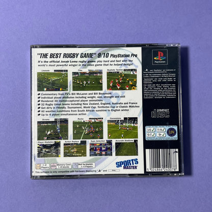 Jonah Lomu Rugby - PS1 Game