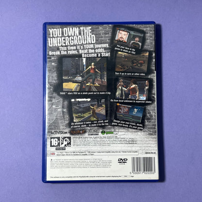 Tony Hawk's Underground (Black Label) - PS2 Game