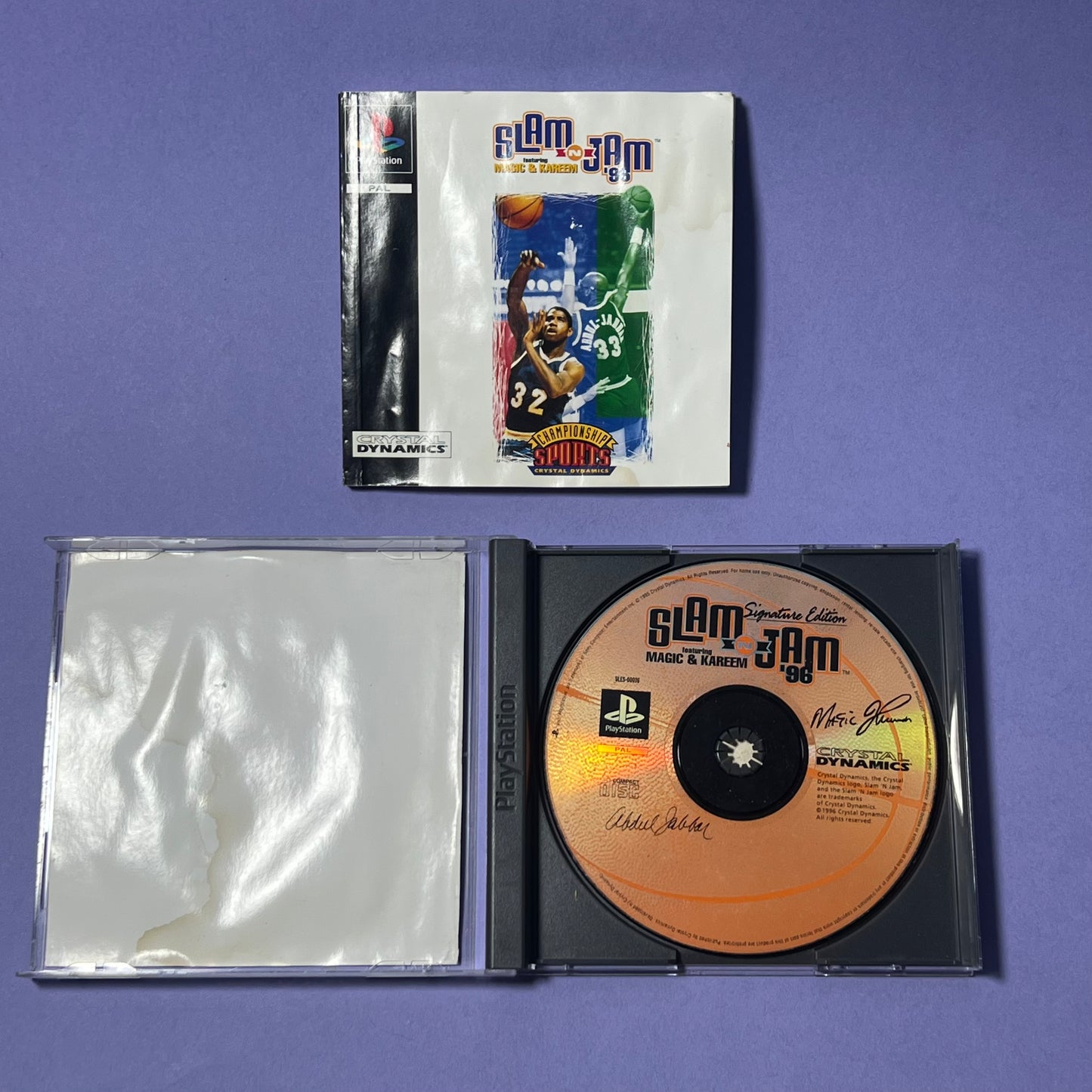 Slam n Jam 96 - PS1 Game
