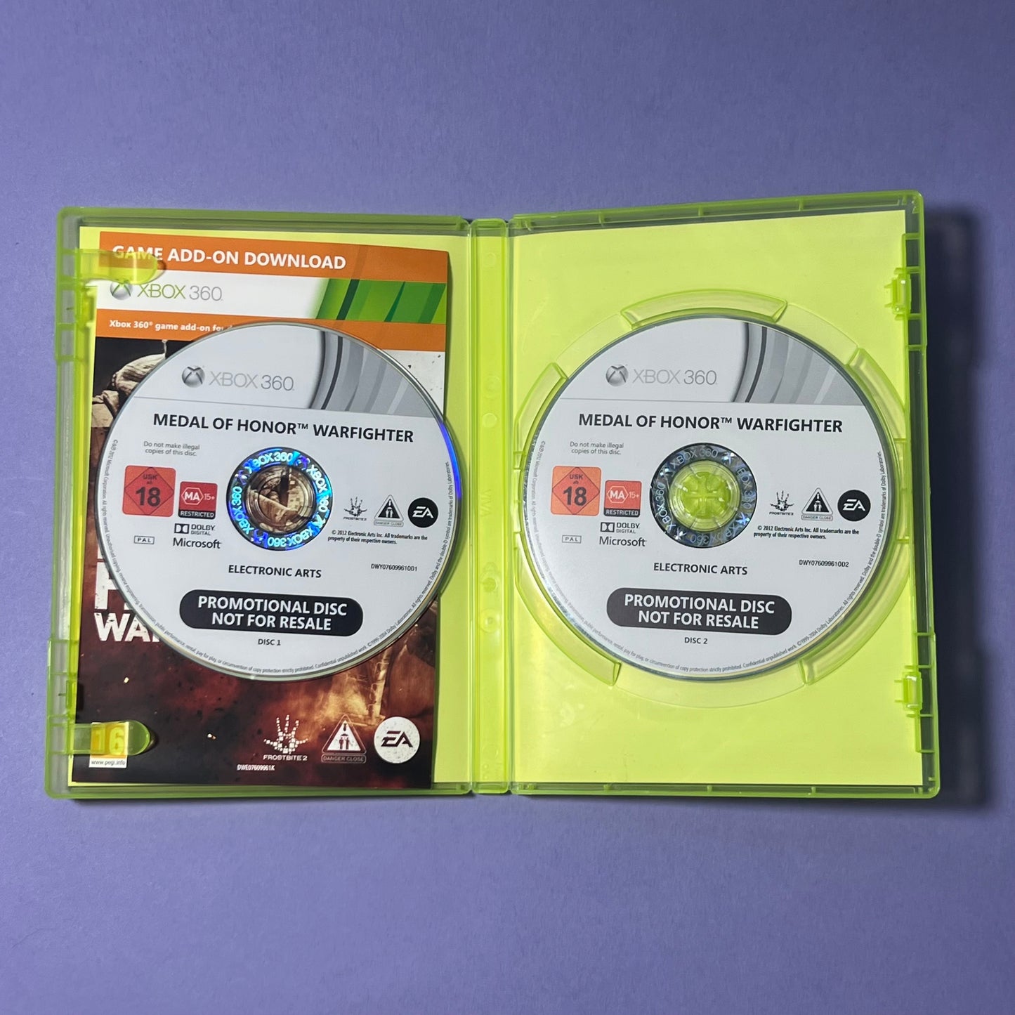 Medal of Honor Warfighter Promotional - Xbox 360 Game