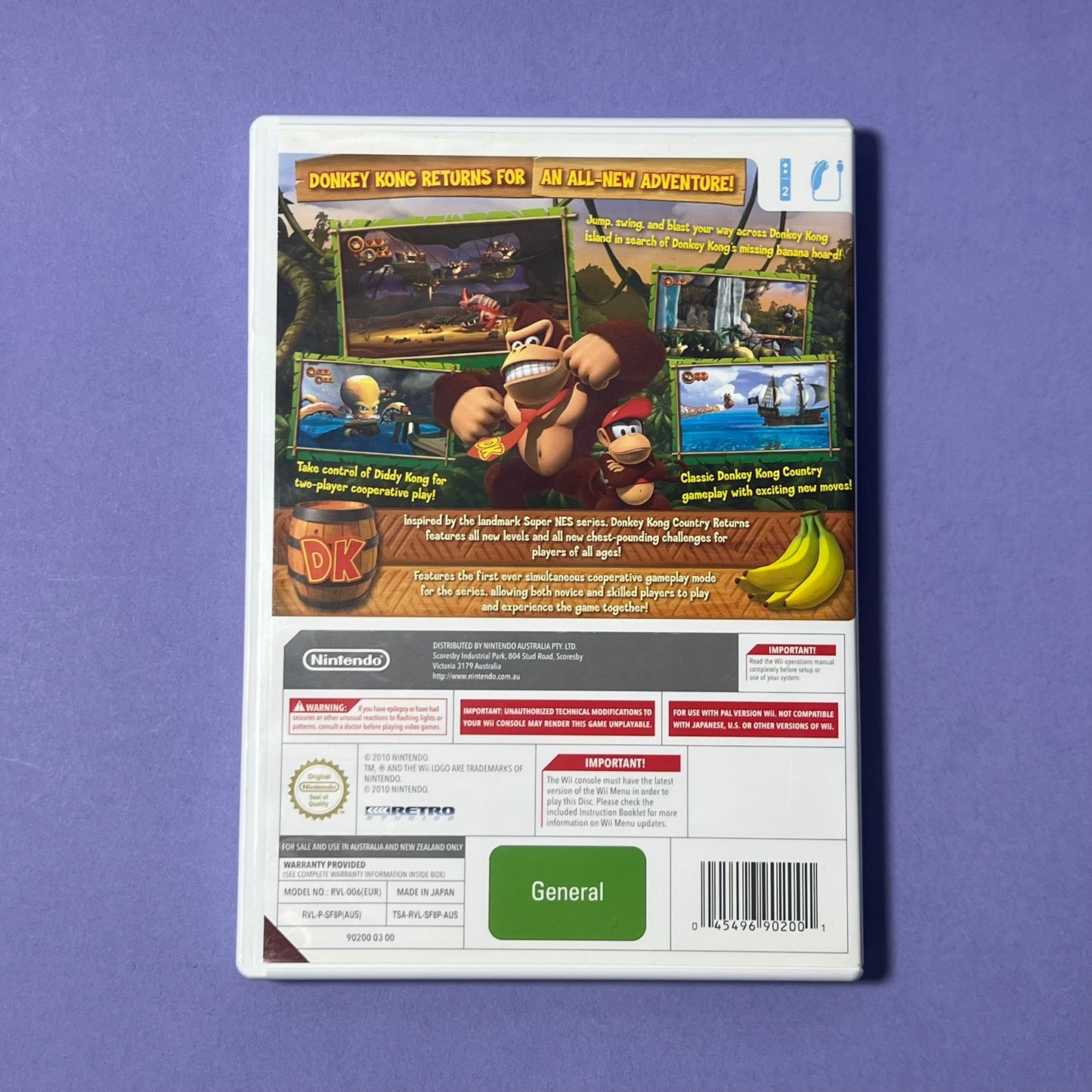 Donkey Kong Country Returns - Wii Game