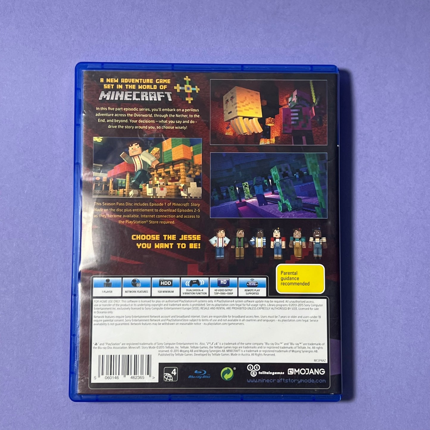 Minecraft Story Mode - PS4 Game