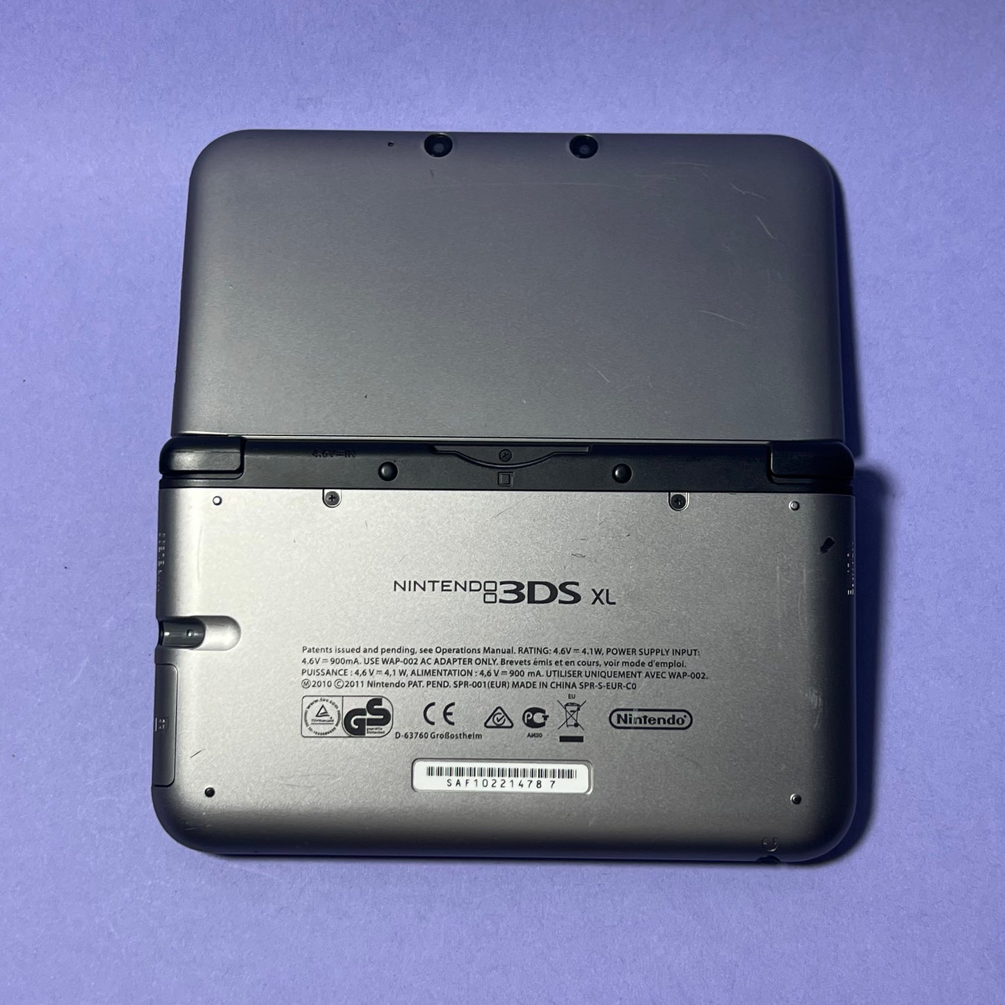 Nintendo 3DS XL Silver/Black - Console