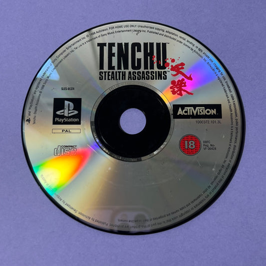 Tenchu Stealth Assassins - PS1 Game