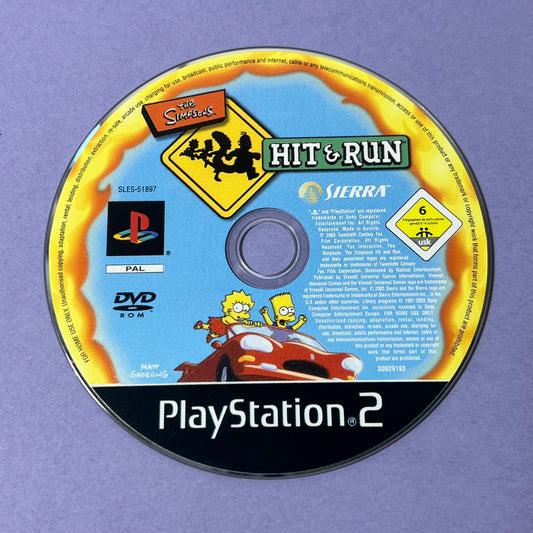 The Simpsons Hit and Run (Black Label) - PS2 Game