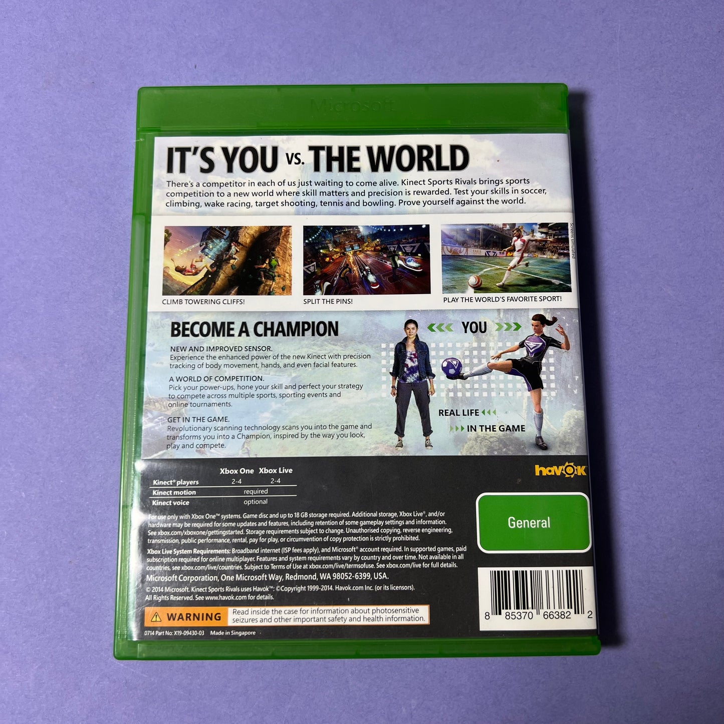 Kinect Sports Rivals - Xbox One Game