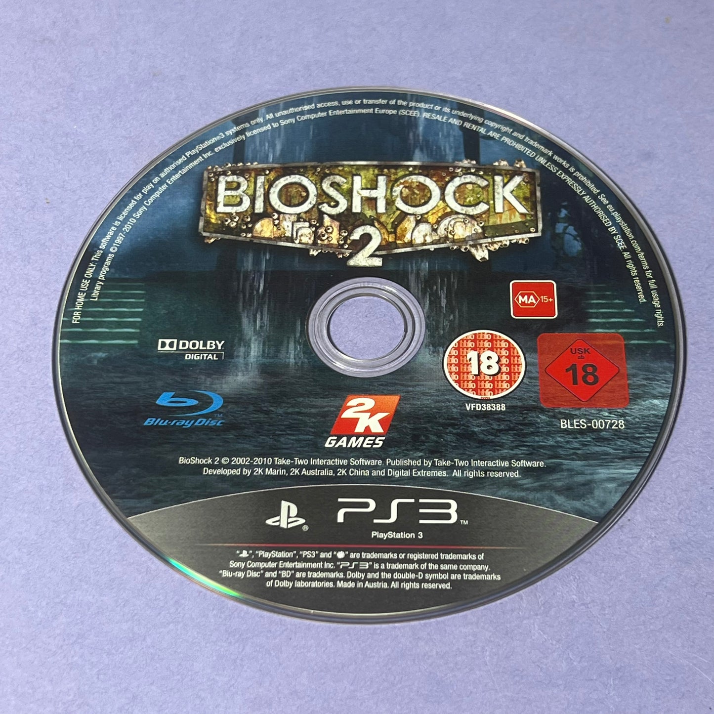 Bioshock 2 - PS3 Game